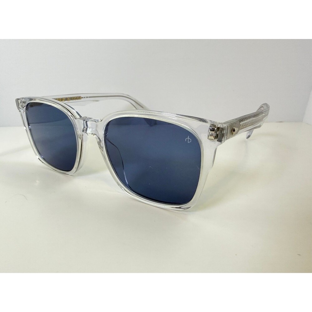 Rag & Bone Sunglasses Men's Clear Navy 52mm Square Acetate Polarized